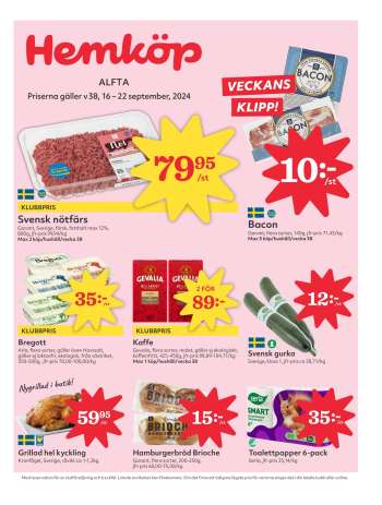 Hemköp reklamblad - 16/9 2024 - 22/9 2024.
