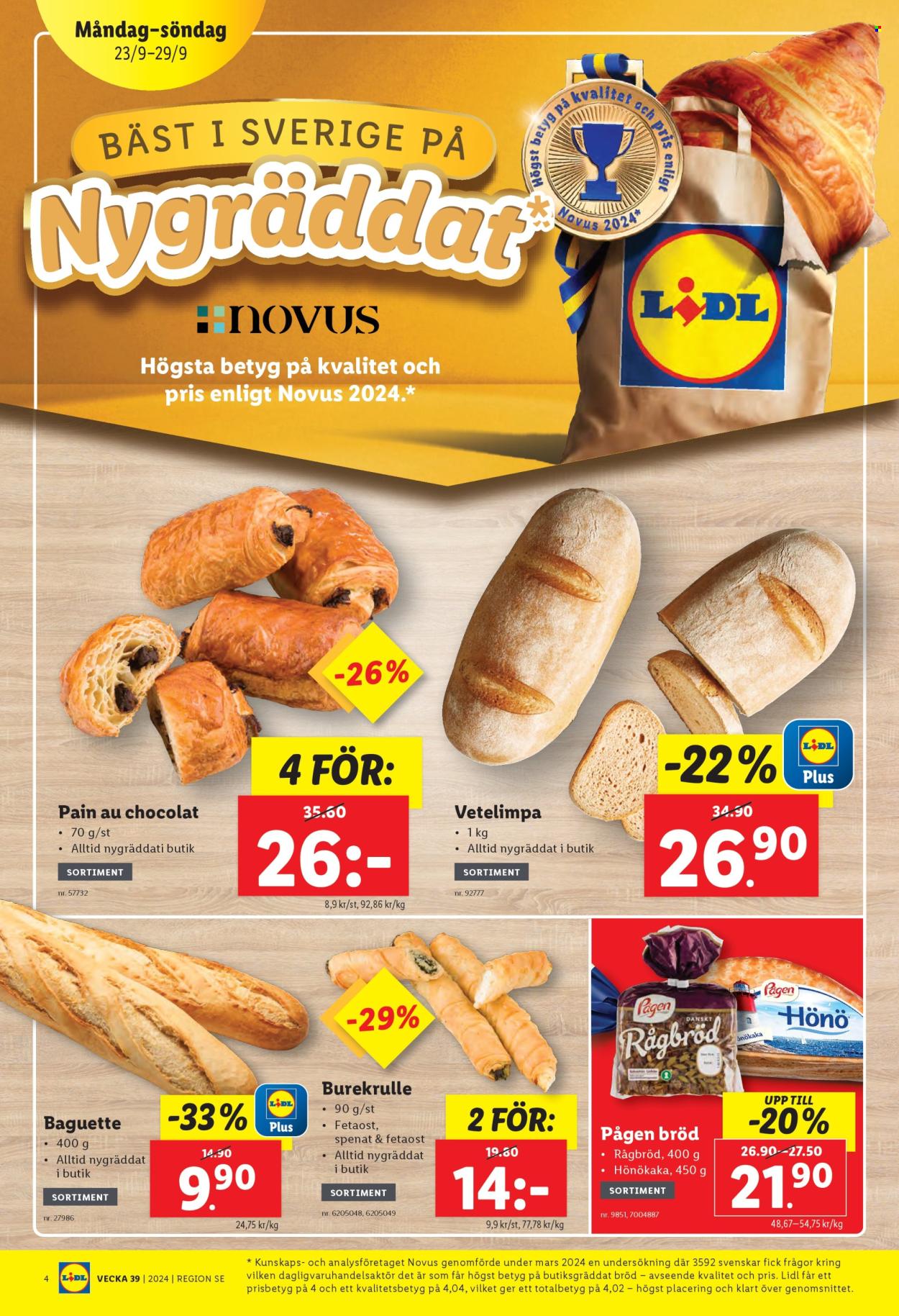 Lidl reklamblad - 23/9 2024 - 29/9 2024. Sida 4