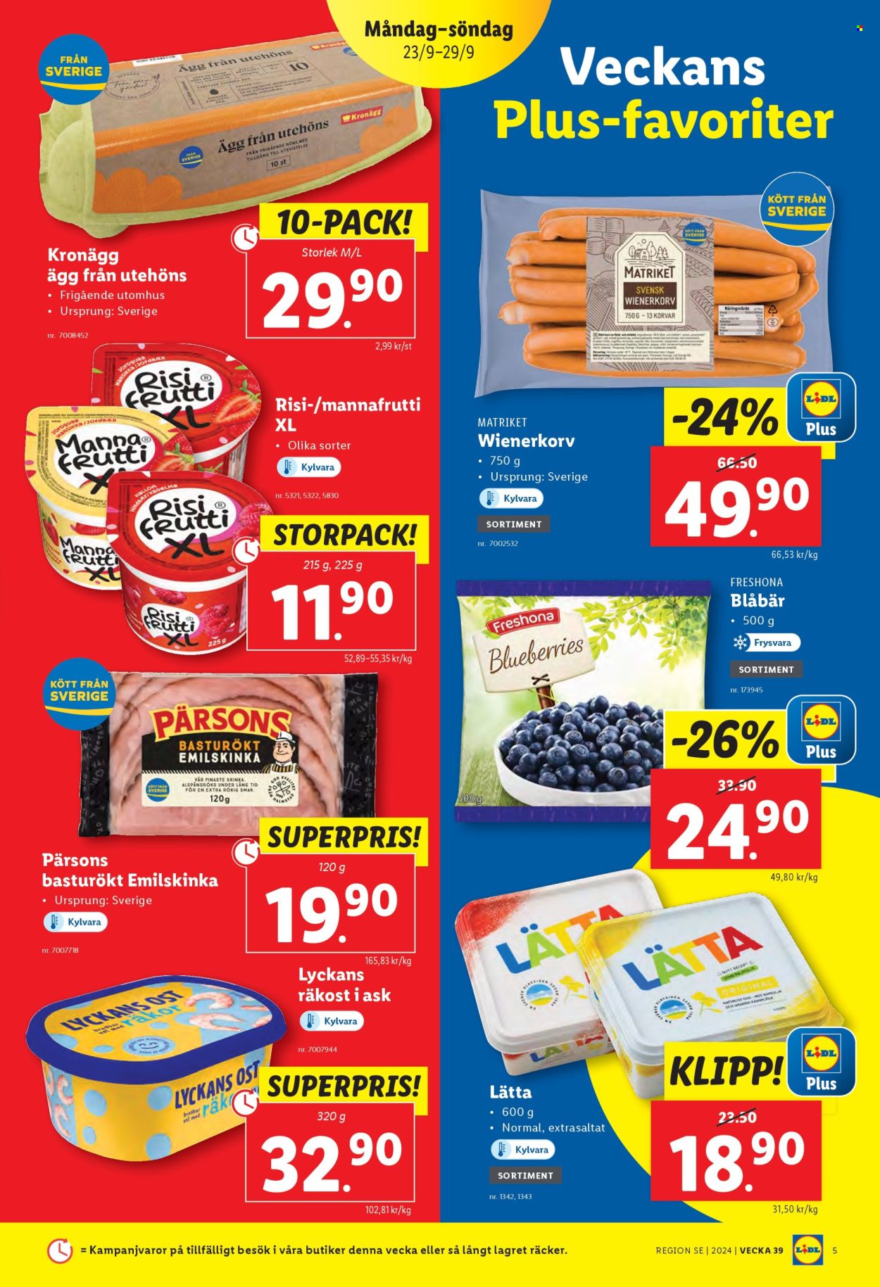 Lidl reklamblad - 23/9 2024 - 29/9 2024. Sida 5
