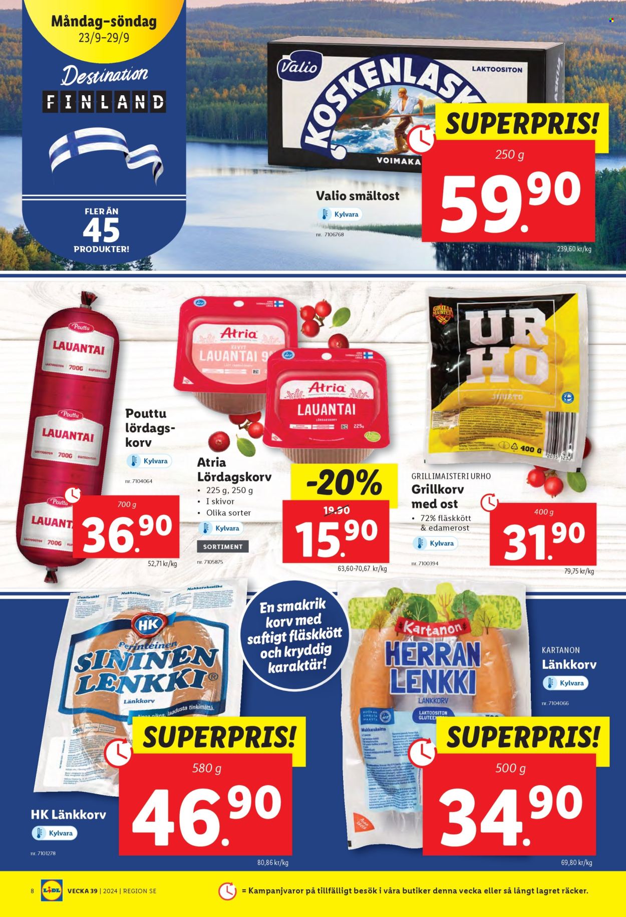 Lidl reklamblad - 23/9 2024 - 29/9 2024. Sida 8