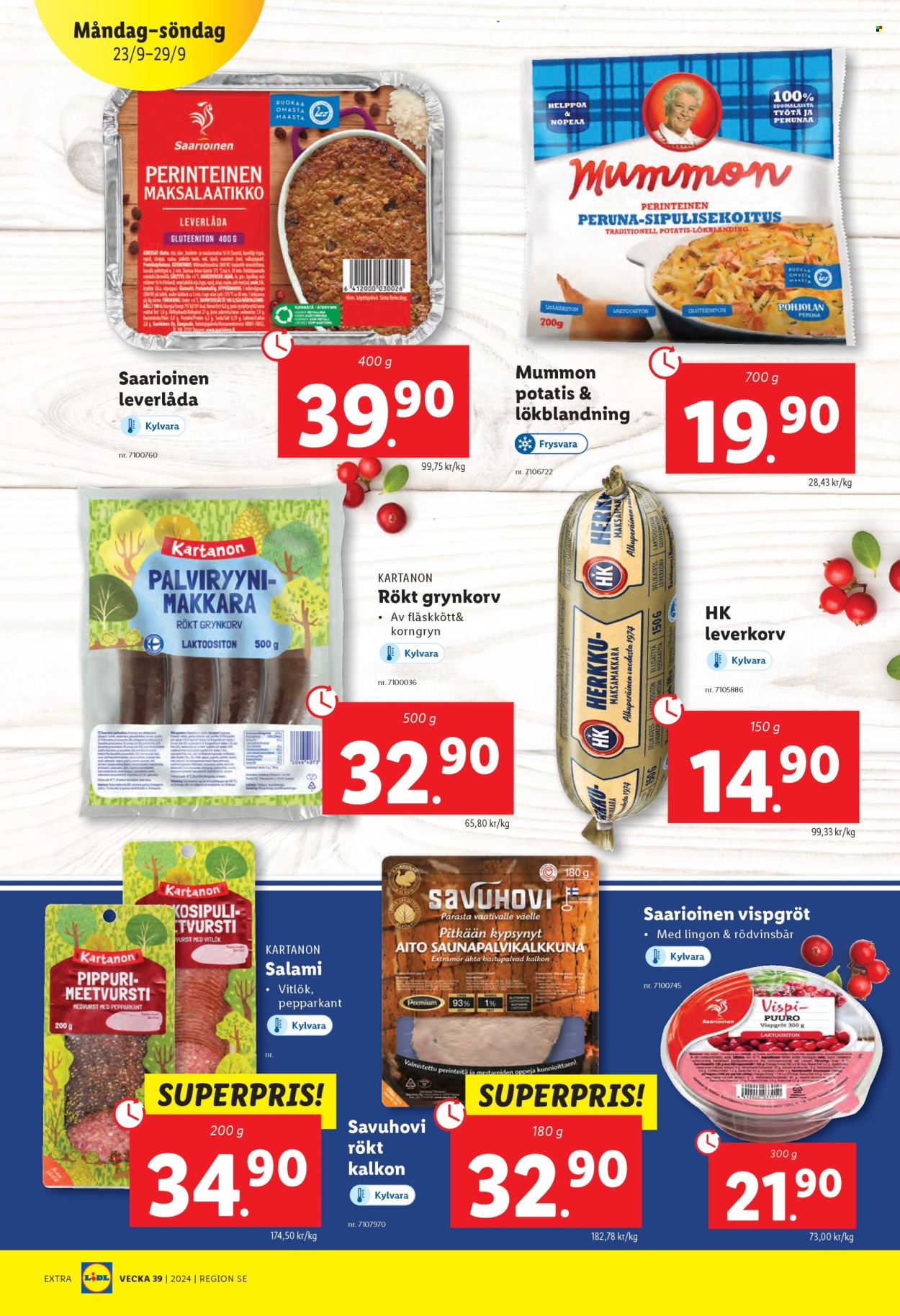 Lidl reklamblad - 23/9 2024 - 29/9 2024. Sida 10