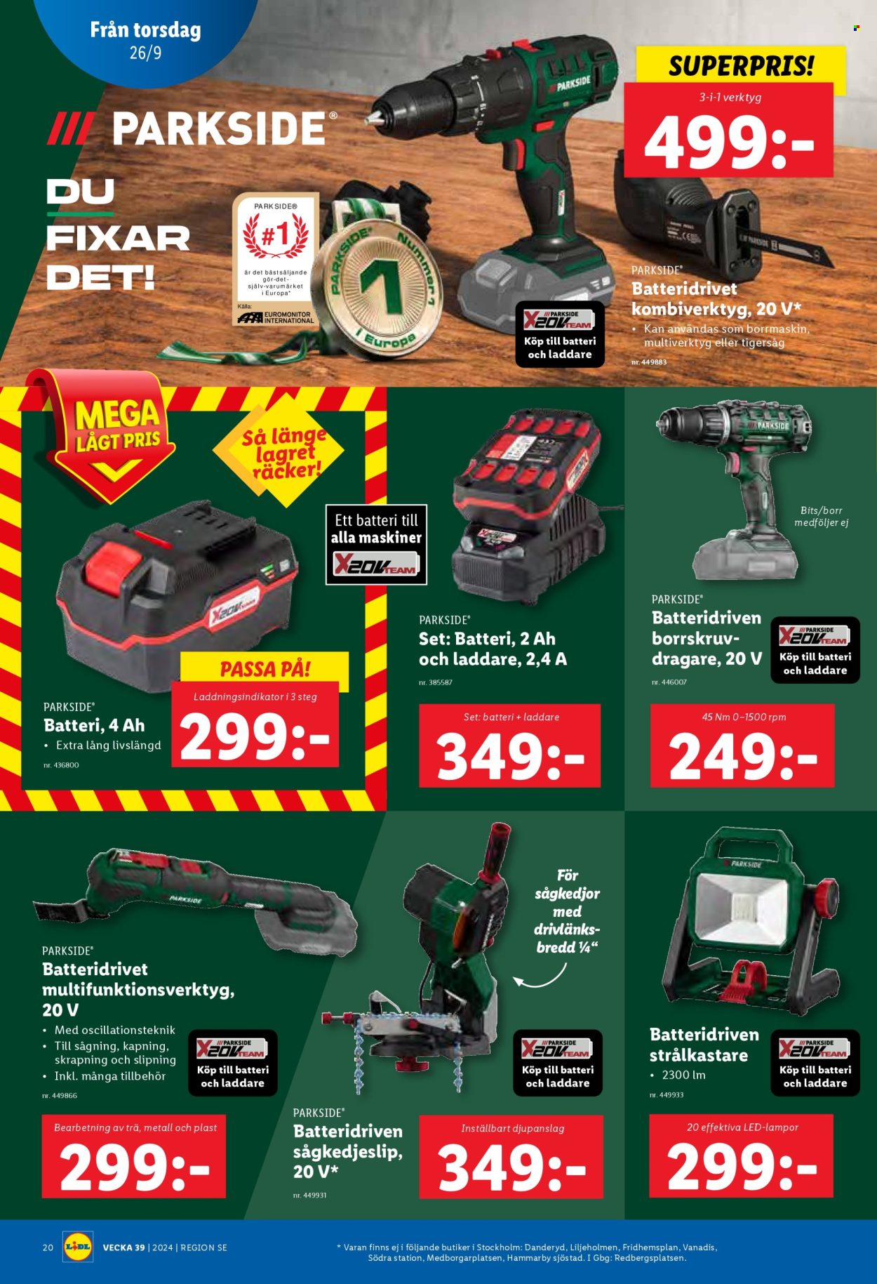Lidl reklamblad - 23/9 2024 - 29/9 2024. Sida 24