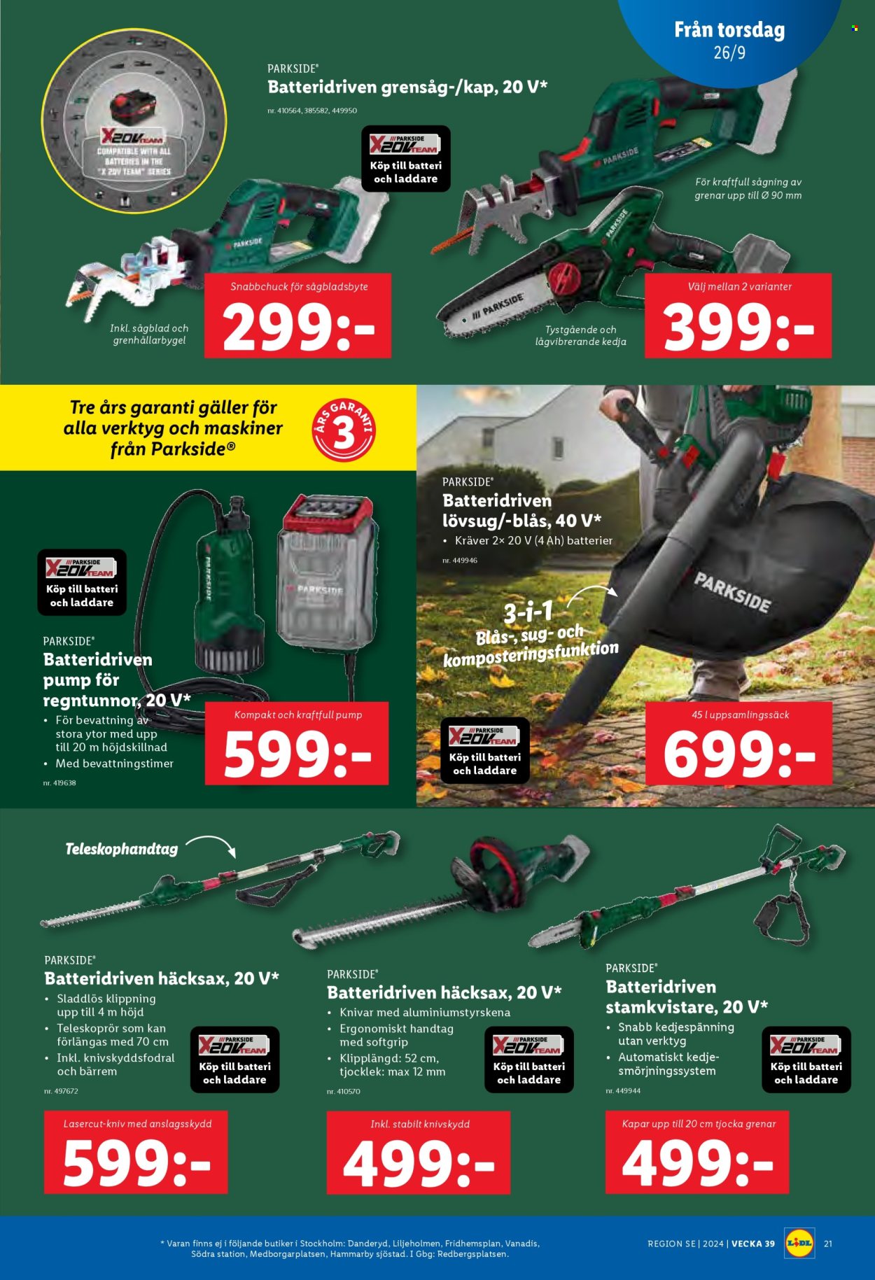 Lidl reklamblad - 23/9 2024 - 29/9 2024. Sida 25