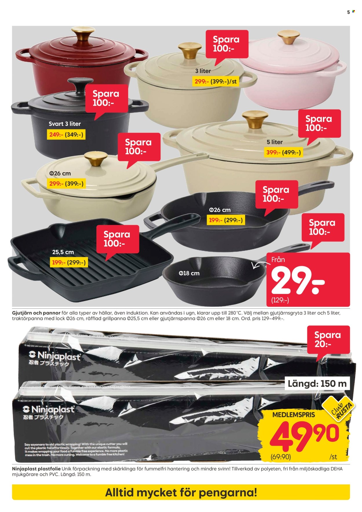 Rusta reklamblad - 16/9 2024 - 22/9 2024. Sida 5