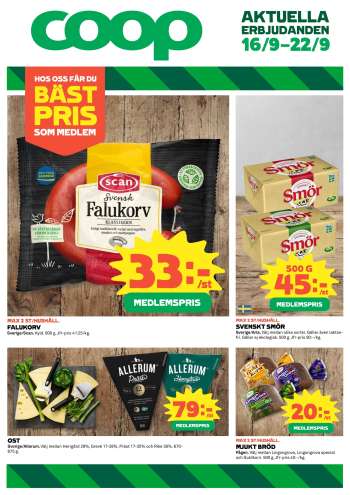 Coop reklamblad - 16/9 2024 - 22/9 2024.