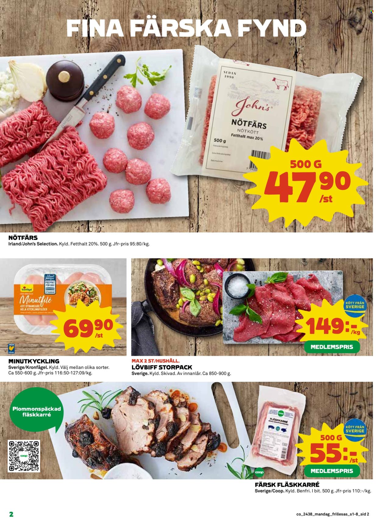 Coop Konsum reklamblad - 16/9 2024 - 22/9 2024. Sida 2