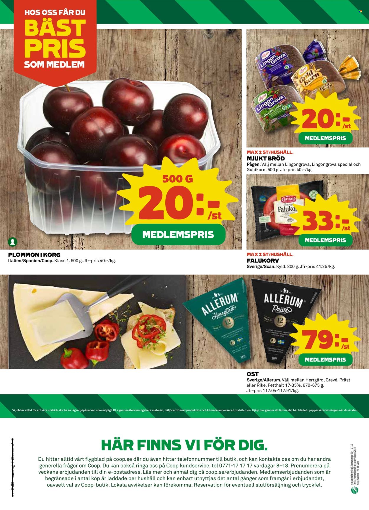 Coop Konsum reklamblad - 16/9 2024 - 22/9 2024. Sida 8