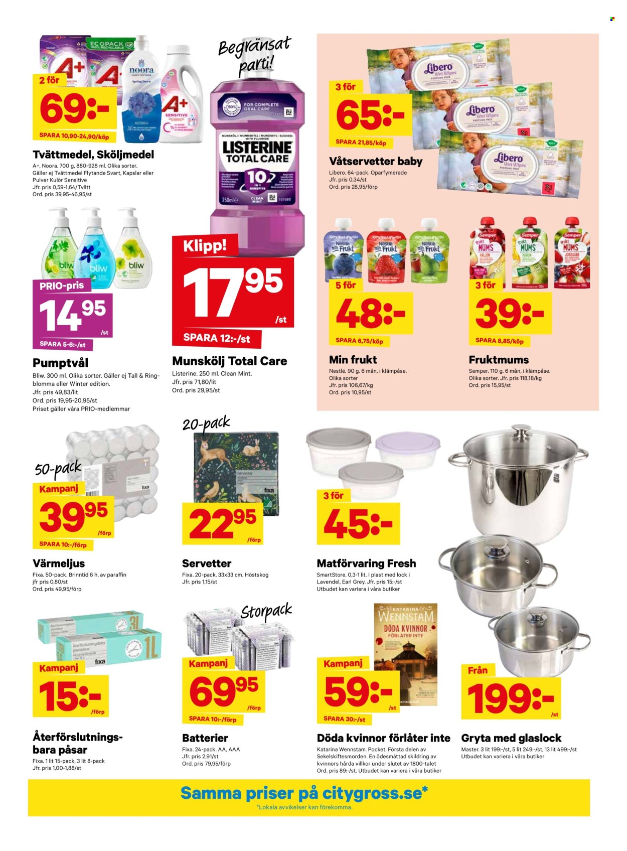 City Gross reklamblad - 16/9 2024 - 22/9 2024. Sida 8