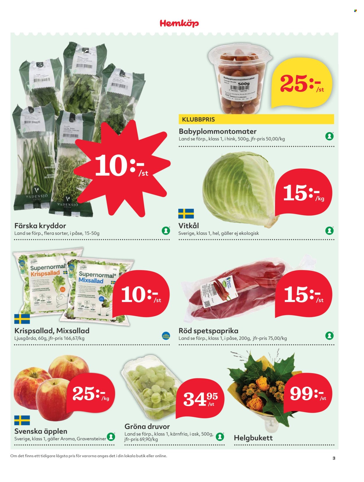 Hemköp reklamblad - 23/9 2024 - 29/9 2024. Sida 3