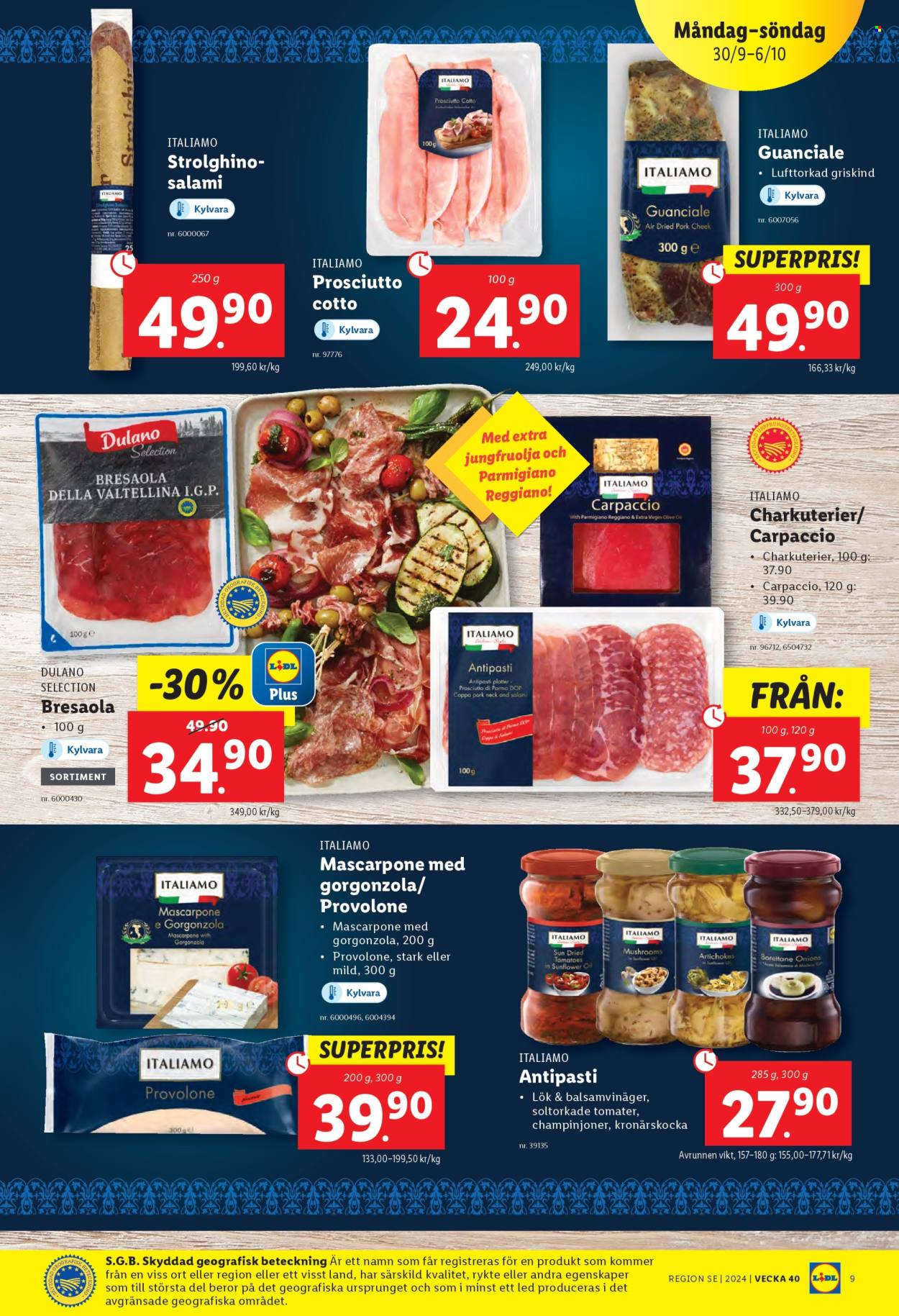 Lidl reklamblad - 30/9 2024 - 6/10 2024. Sida 9