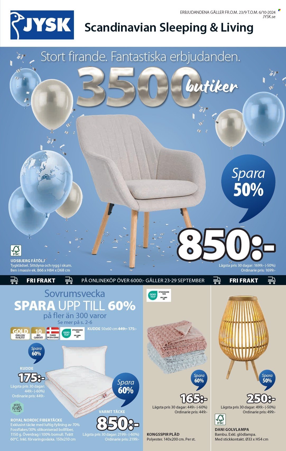 JYSK reklamblad - 23/9 2024 - 6/10 2024. Sida 2