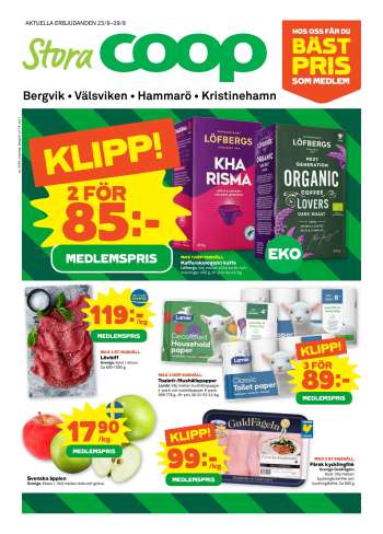 Stora Coop reklamblad - 23/9 2024 - 29/9 2024.
