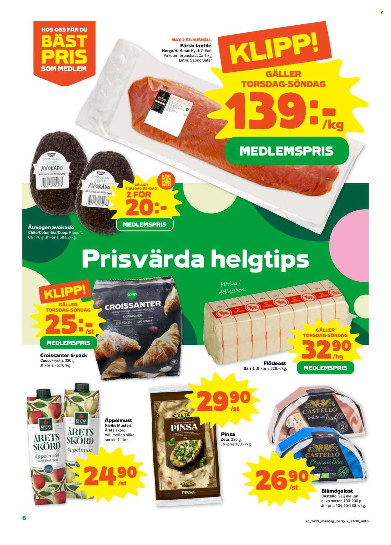 Stora Coop reklamblad - 23/9 2024 - 29/9 2024. Sida 6