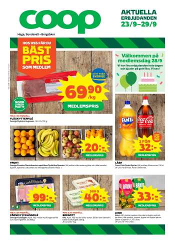 Coop reklamblad - 23/9 2024 - 29/9 2024.