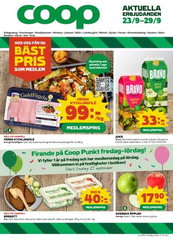 Coop reklamblad - 23/9 2024 - 29/9 2024.