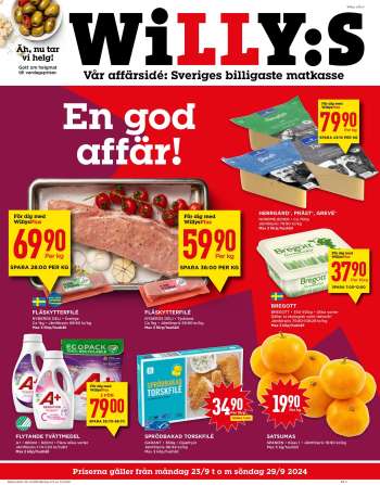 Willys reklamblad - 23/9 2024 - 29/9 2024.