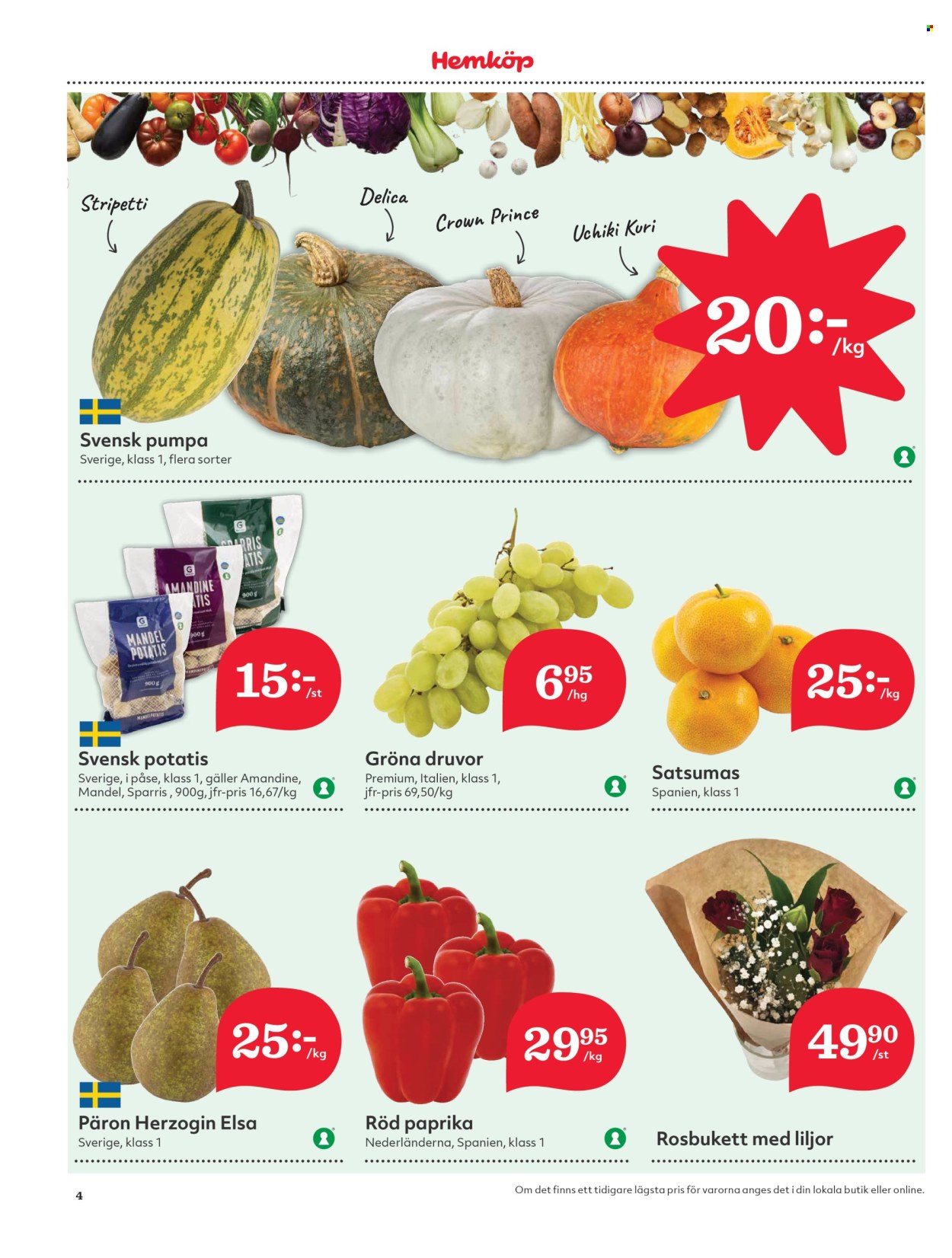 Hemköp reklamblad - 30/9 2024 - 6/10 2024. Sida 4