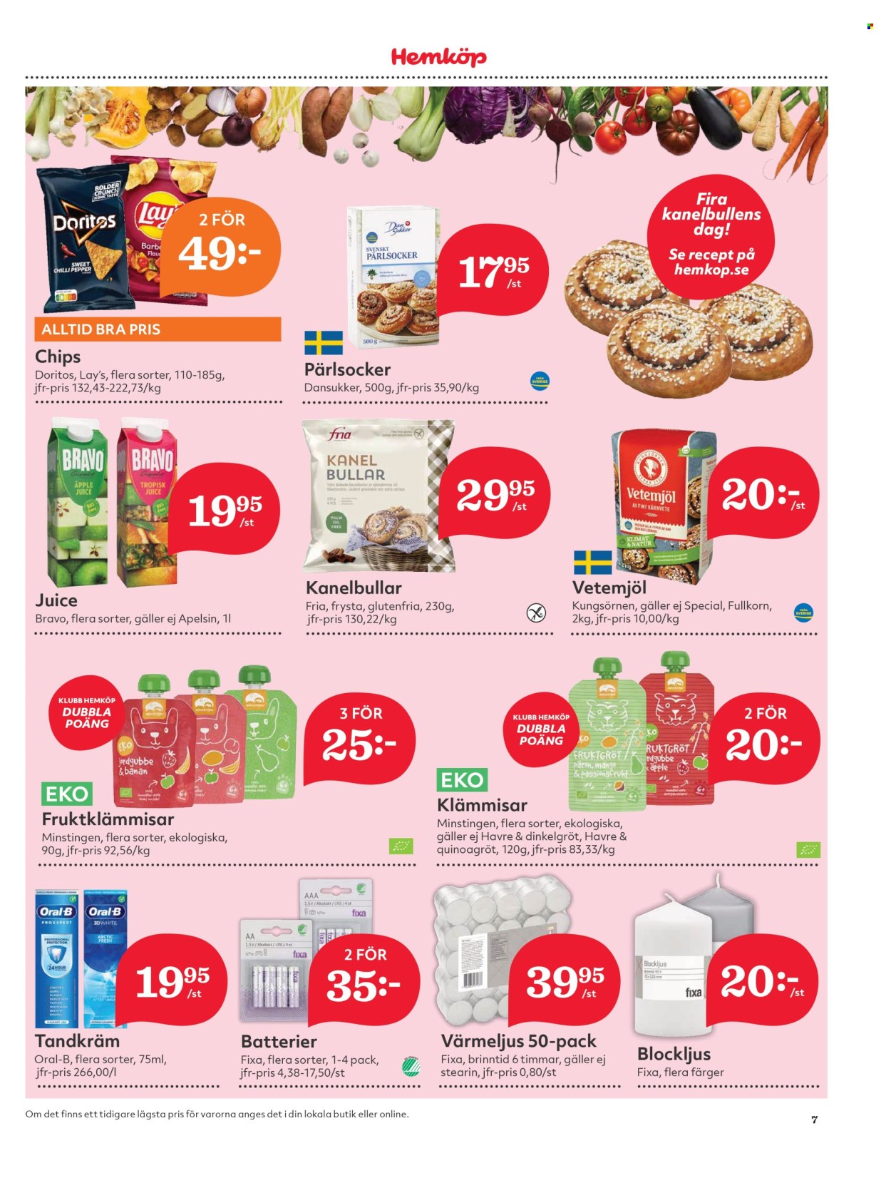 Hemköp reklamblad - 30/9 2024 - 6/10 2024. Sida 7