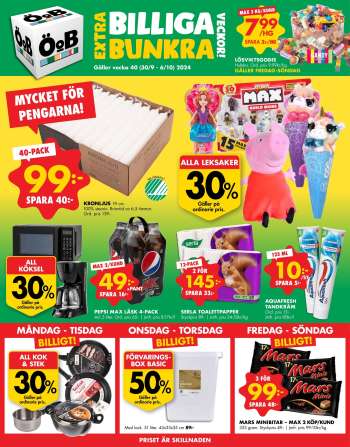 ÖoB reklamblad - 30/9 2024 - 6/10 2024.