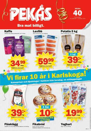 Pekås reklamblad - 30/9 2024 - 6/10 2024.