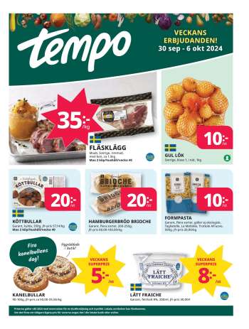 Tempo reklamblad - 30/9 2024 - 6/10 2024.