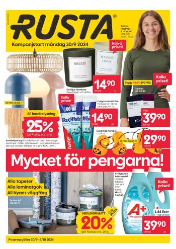 Rusta reklamblad - 30/9 2024 - 6/10 2024.
