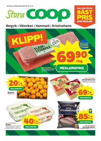Stora Coop reklamblad - 30/9 2024 - 6/10 2024.