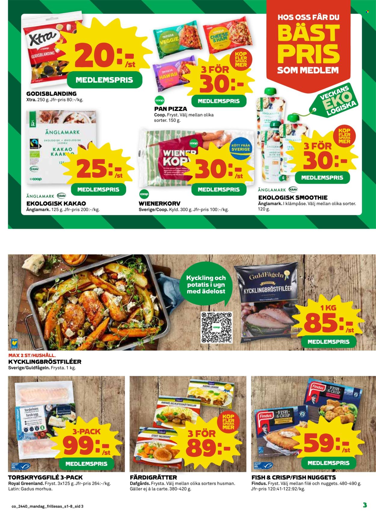 Coop Konsum reklamblad - 30/9 2024 - 6/10 2024. Sida 3