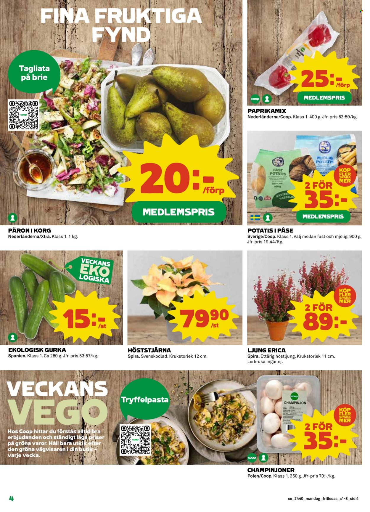 Coop Konsum reklamblad - 30/9 2024 - 6/10 2024. Sida 4