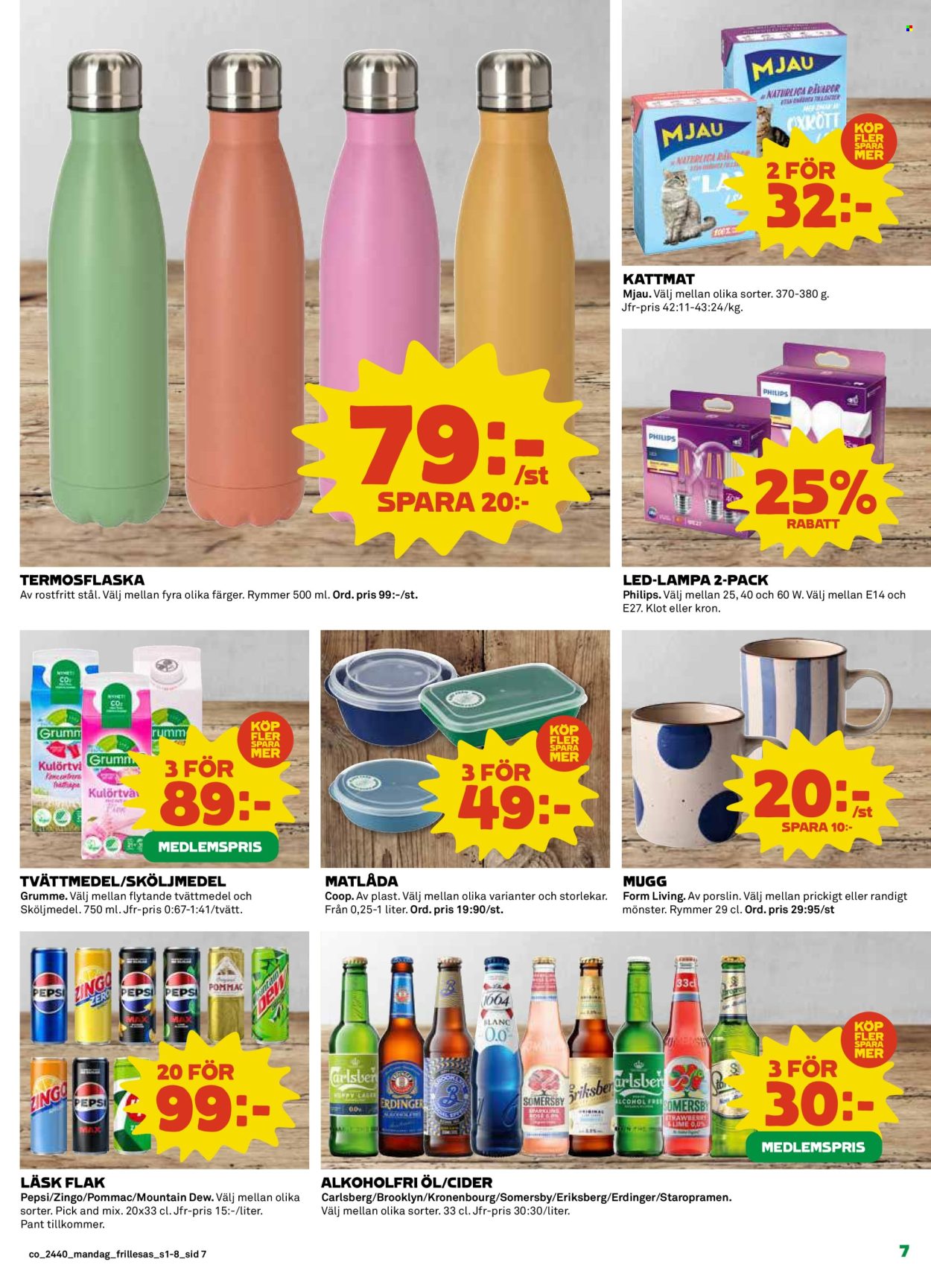 Coop Konsum reklamblad - 30/9 2024 - 6/10 2024. Sida 7