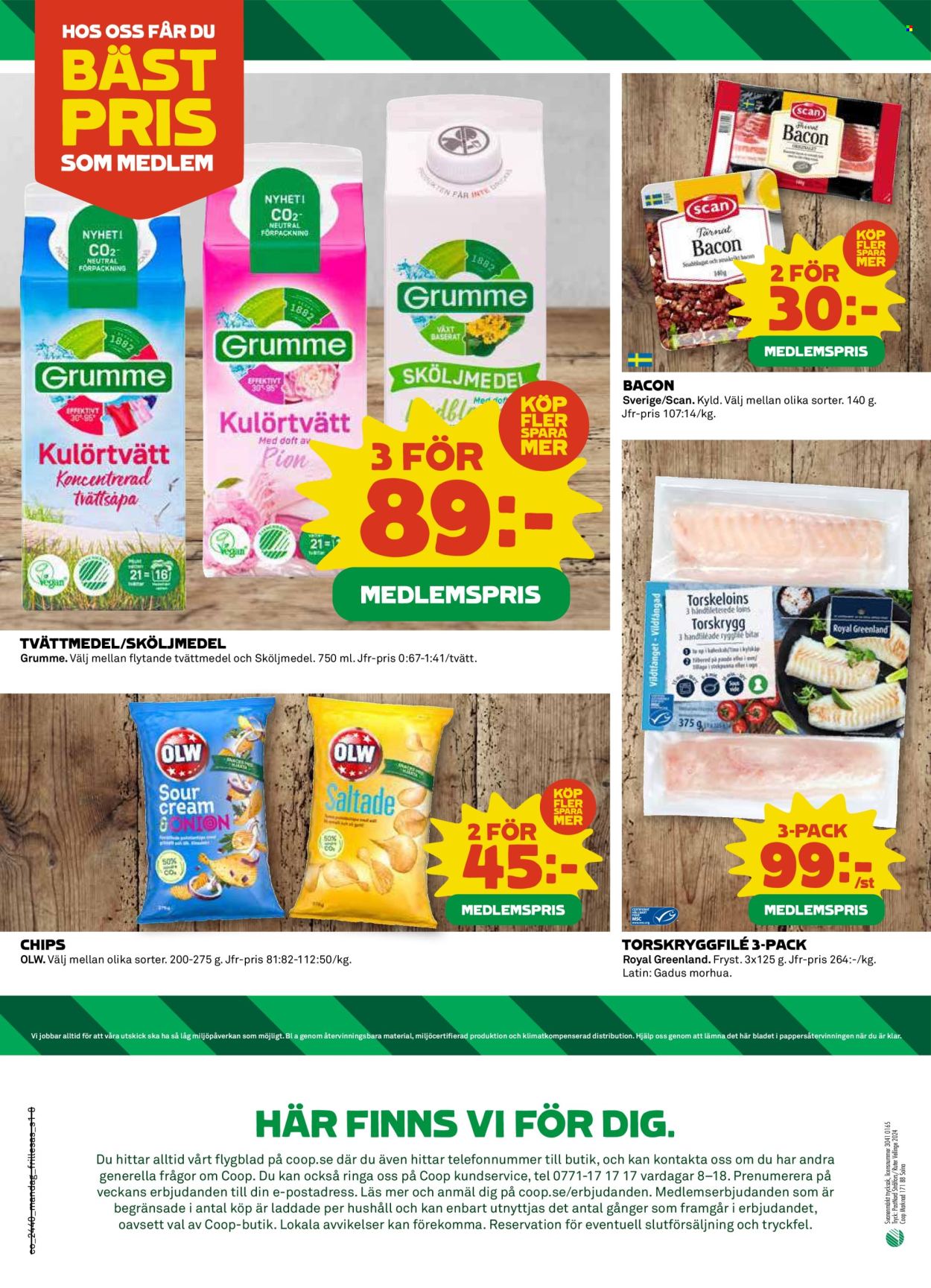 Coop Konsum reklamblad - 30/9 2024 - 6/10 2024. Sida 8