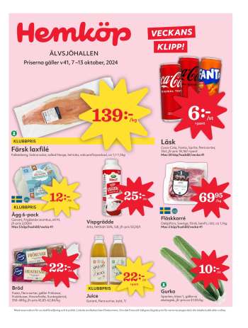 Hemköp reklamblad - 7/10 2024 - 13/10 2024.