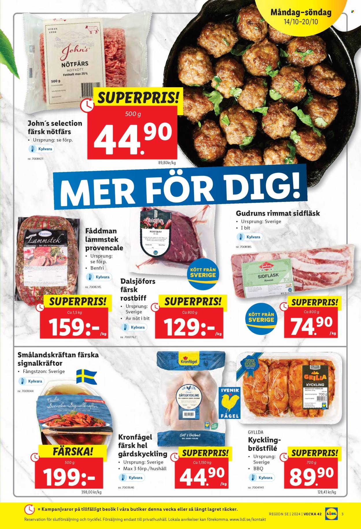 Lidl reklamblad - 14/10 2024 - 20/10 2024. Sida 3