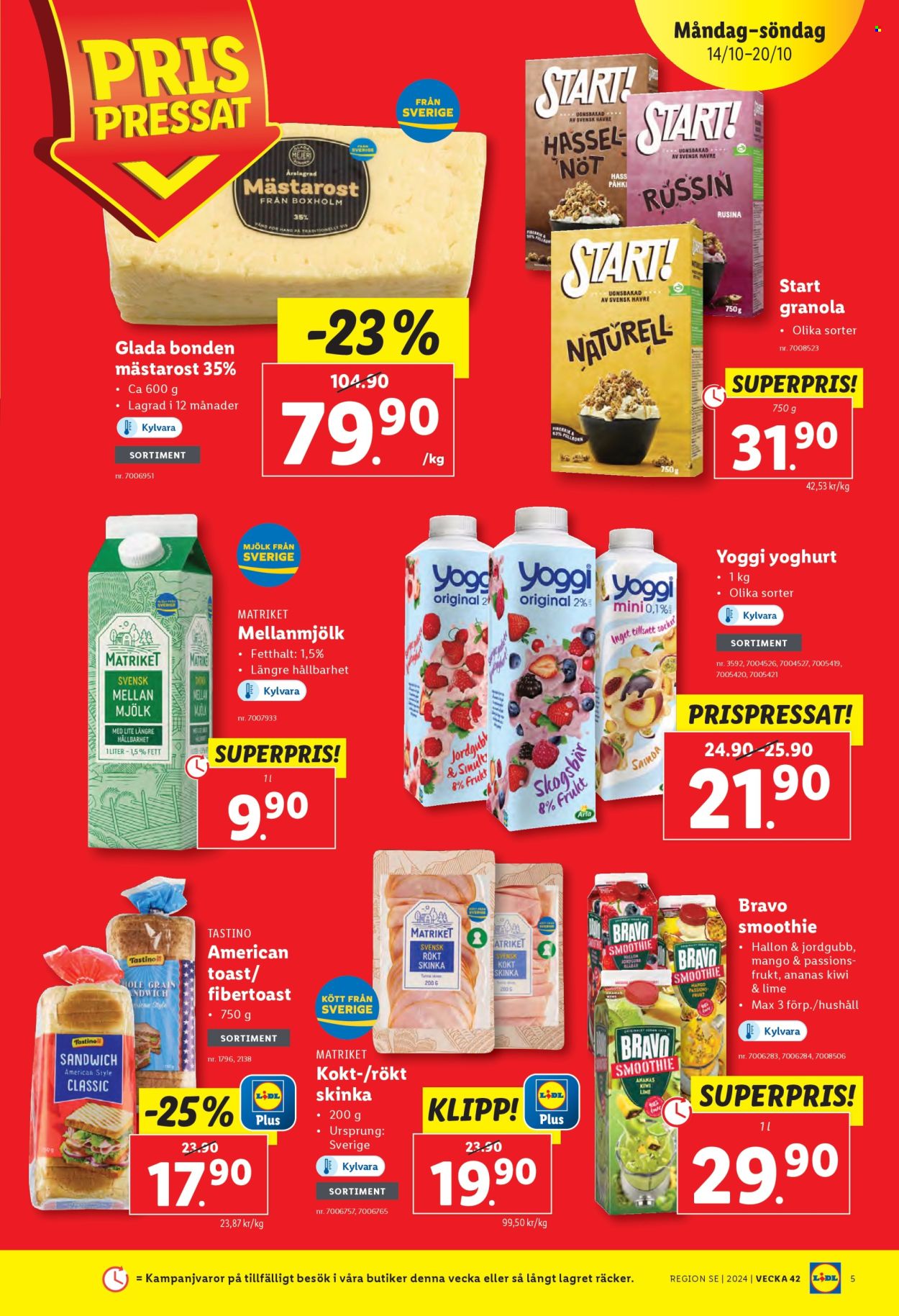 Lidl reklamblad - 14/10 2024 - 20/10 2024. Sida 5