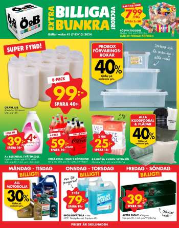 ÖoB reklamblad - 7/10 2024 - 13/10 2024.