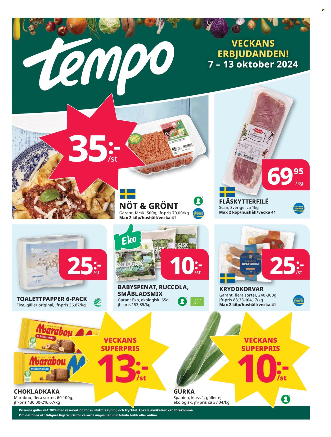 Tempo reklamblad - 7/10 2024 - 13/10 2024. Sida 1