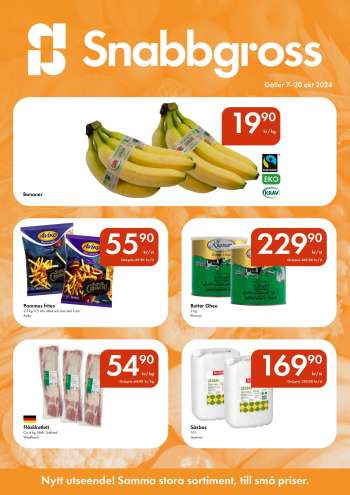 Axfood Snabbgross reklamblad - 7/10 2024 - 20/10 2024.