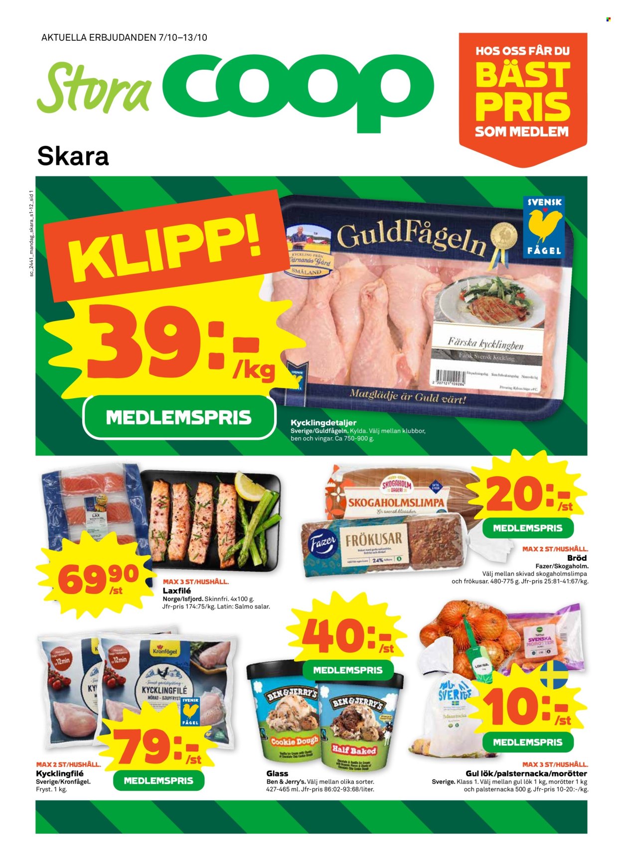 Stora Coop reklamblad - 7/10 2024 - 13/10 2024. Sida 1
