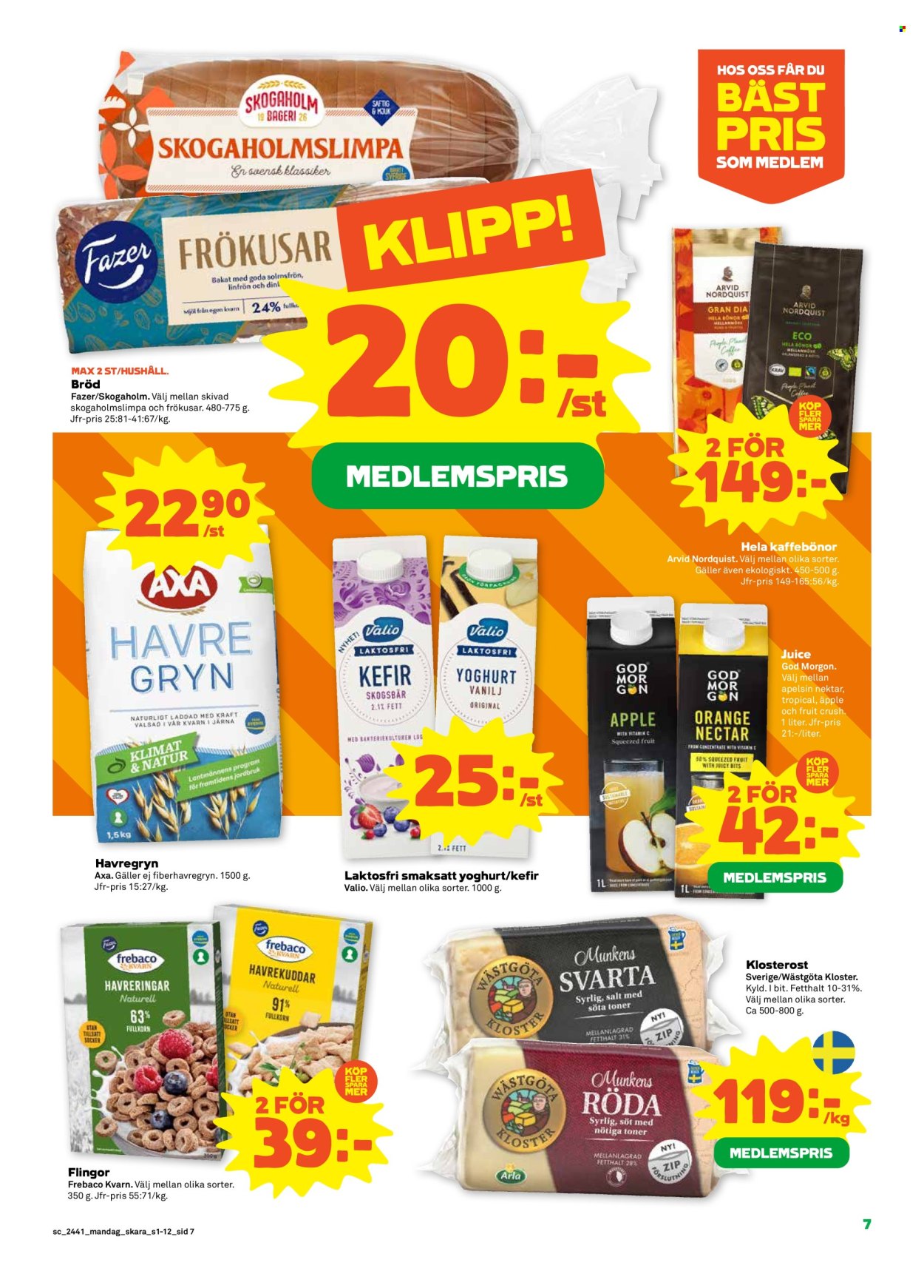 Stora Coop reklamblad - 7/10 2024 - 13/10 2024. Sida 7