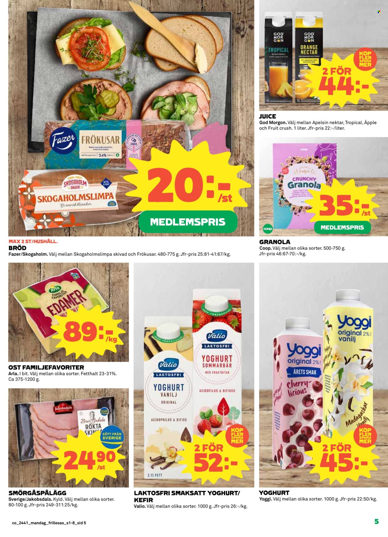 Coop Konsum reklamblad - 7/10 2024 - 13/10 2024. Sida 5
