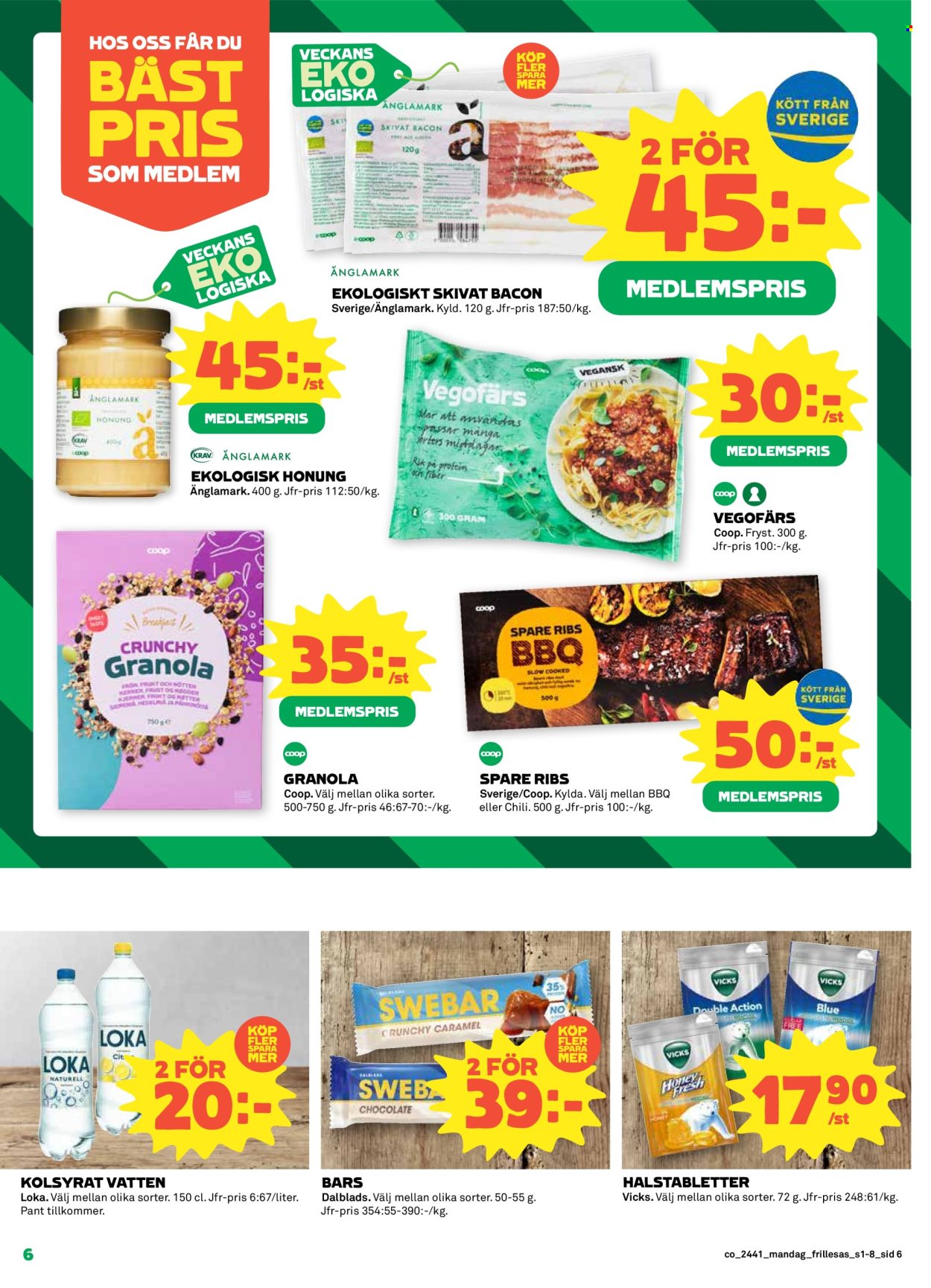 Coop Konsum reklamblad - 7/10 2024 - 13/10 2024. Sida 6