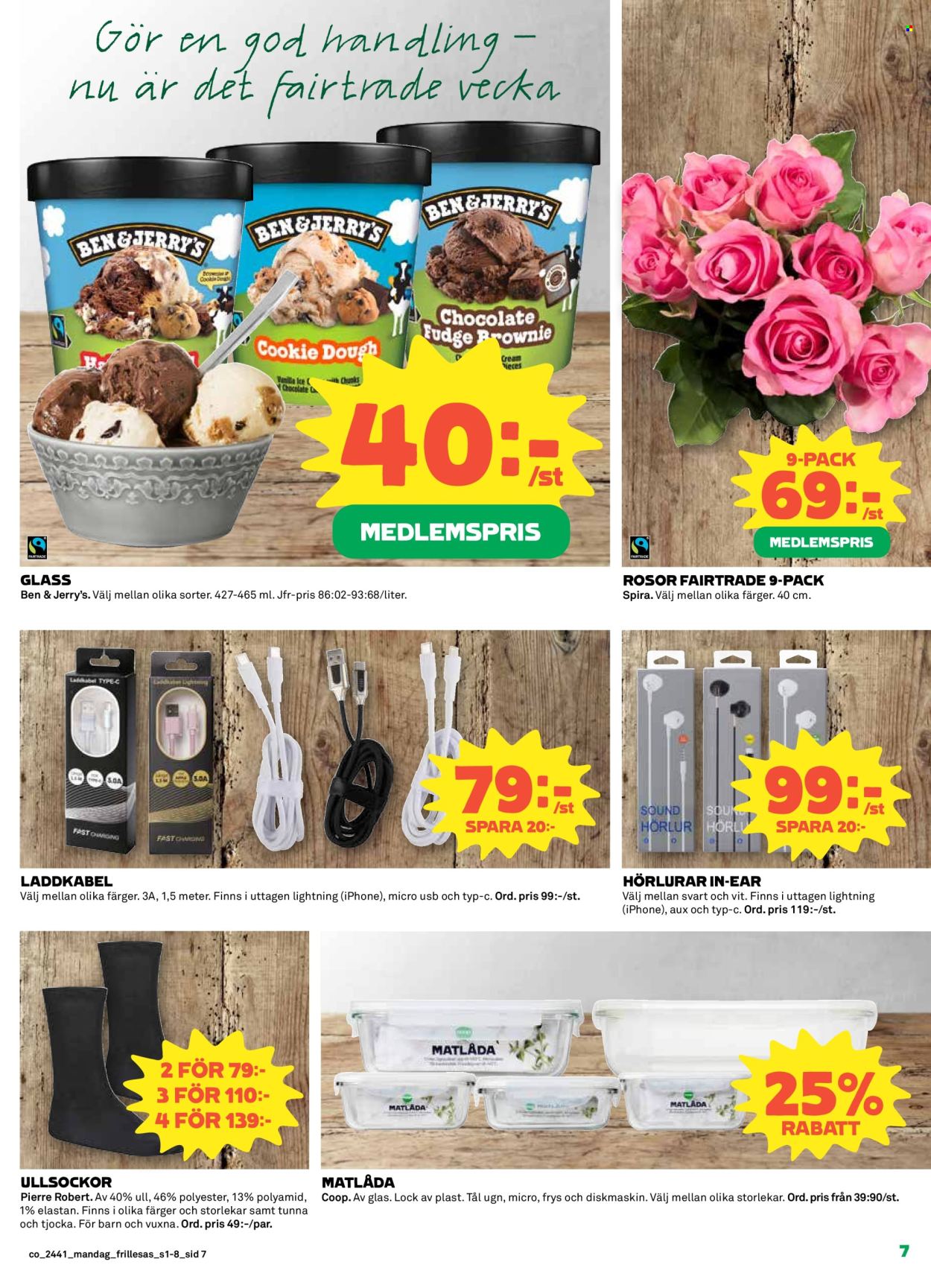 Coop Konsum reklamblad - 7/10 2024 - 13/10 2024. Sida 7