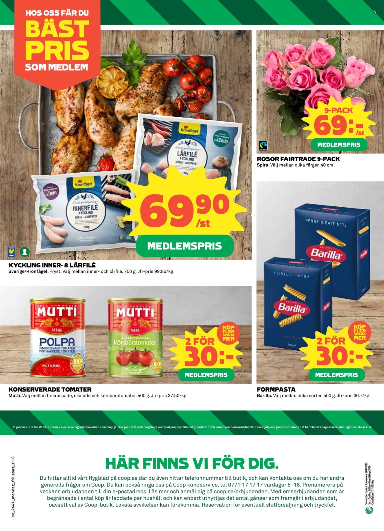 Coop Konsum reklamblad - 7/10 2024 - 13/10 2024. Sida 8