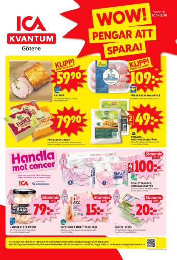 ICA reklamblad - 7/10 2024 - 13/10 2024.