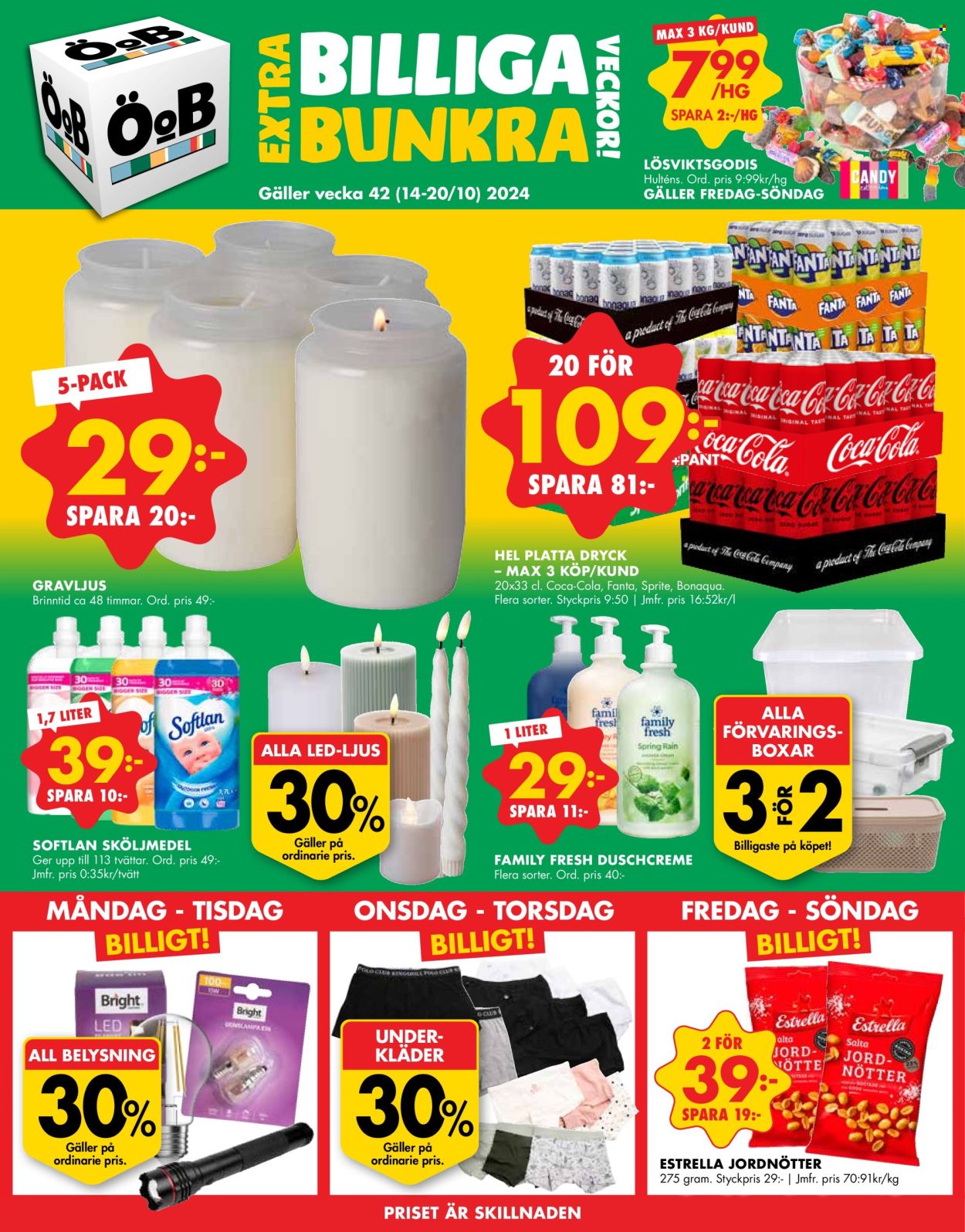 ÖoB reklamblad - 14/10 2024 - 20/10 2024. Sida 1
