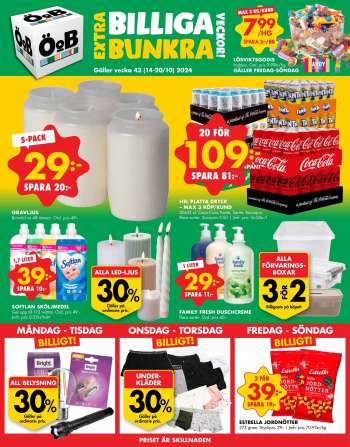 ÖoB reklamblad - 14/10 2024 - 20/10 2024.