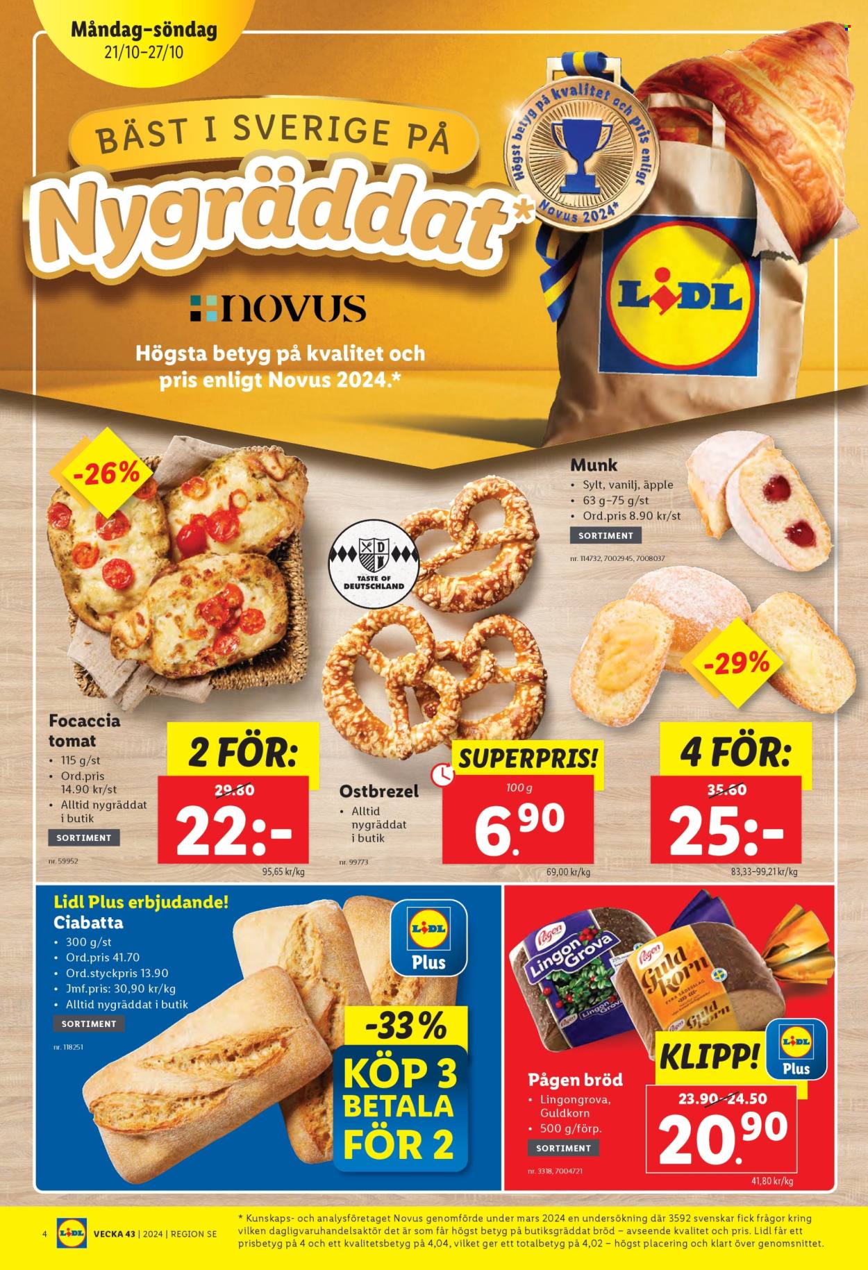 Lidl reklamblad - 21/10 2024 - 27/10 2024. Sida 4