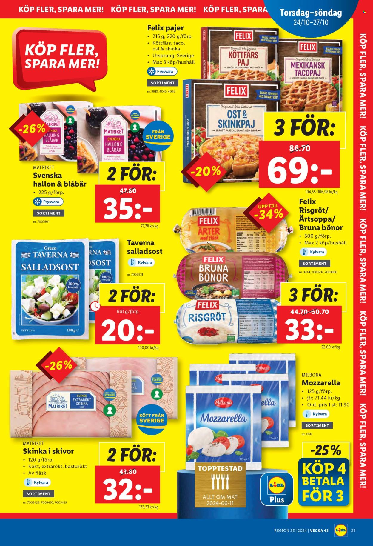Lidl reklamblad - 21/10 2024 - 27/10 2024. Sida 29