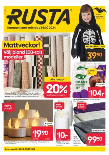 Rusta reklamblad - 14/10 2024 - 20/10 2024.
