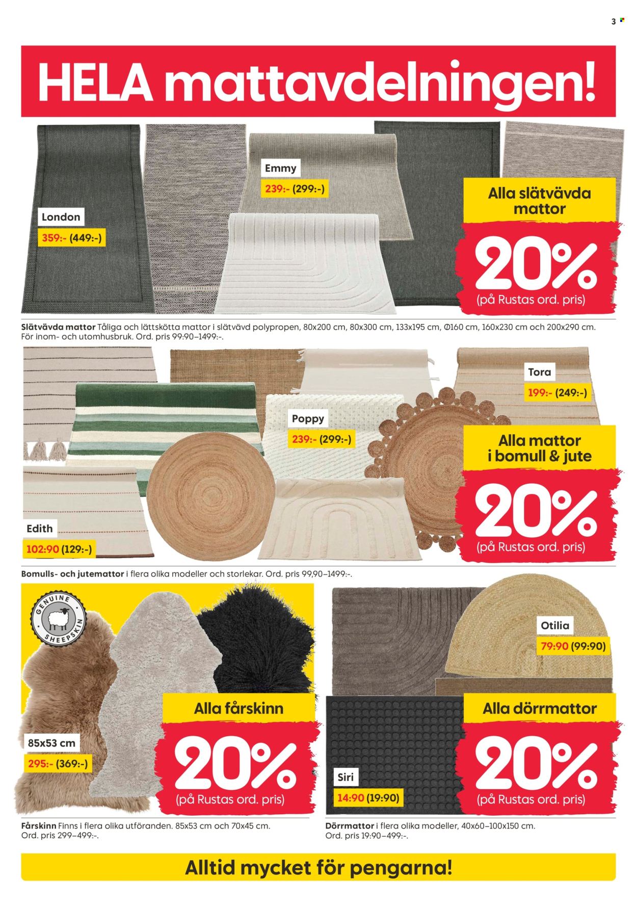 Rusta reklamblad - 14/10 2024 - 20/10 2024. Sida 3